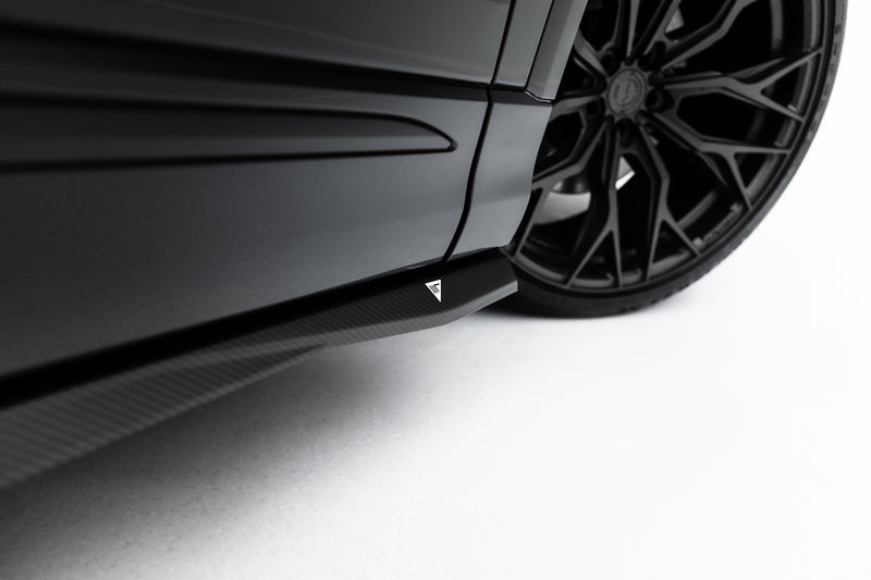 Maxton Design Prepreg Carbon Fiber Side Skirts Audi SQ8 / Q8 S-Line Mk1 Facelift