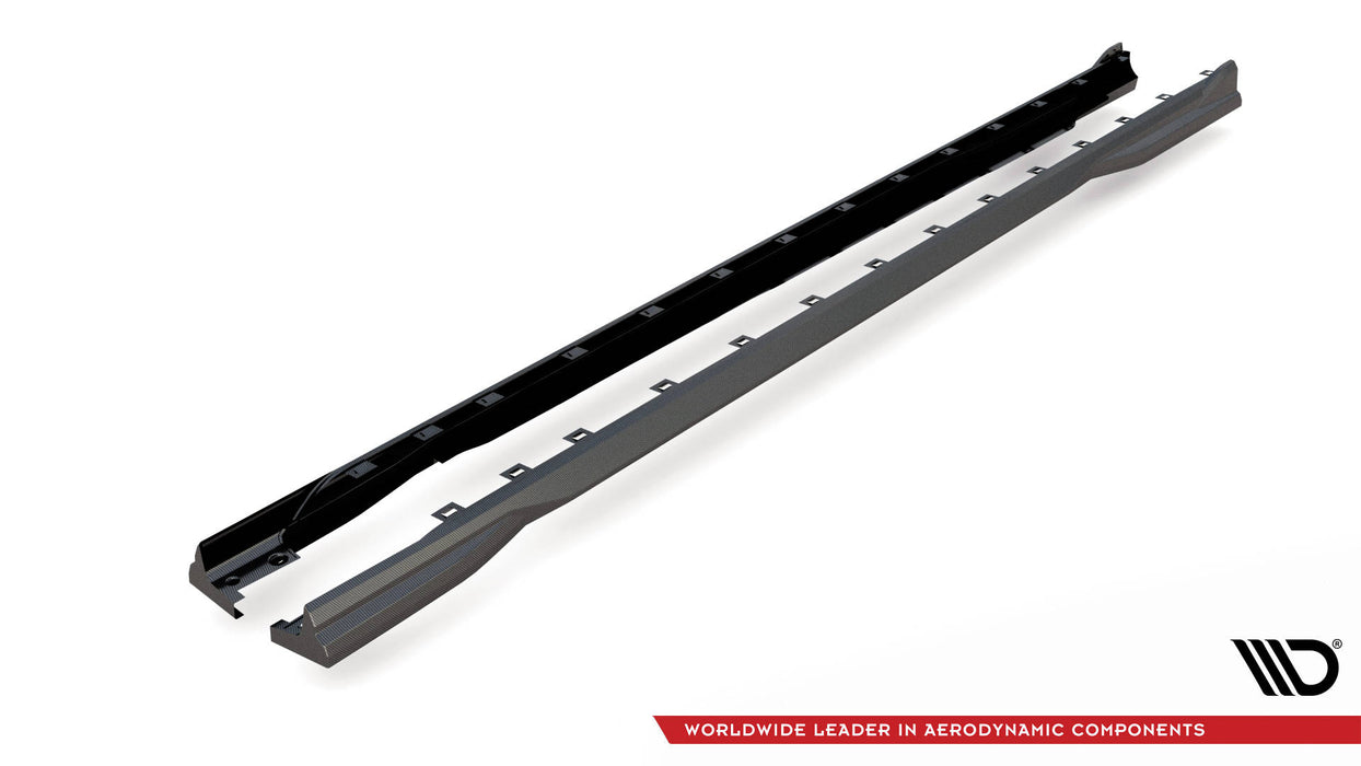 Maxton Design Carbon Fiber Seitenschweller Prepreg BMW 1 M-Pack/ M135i / 128ti F40