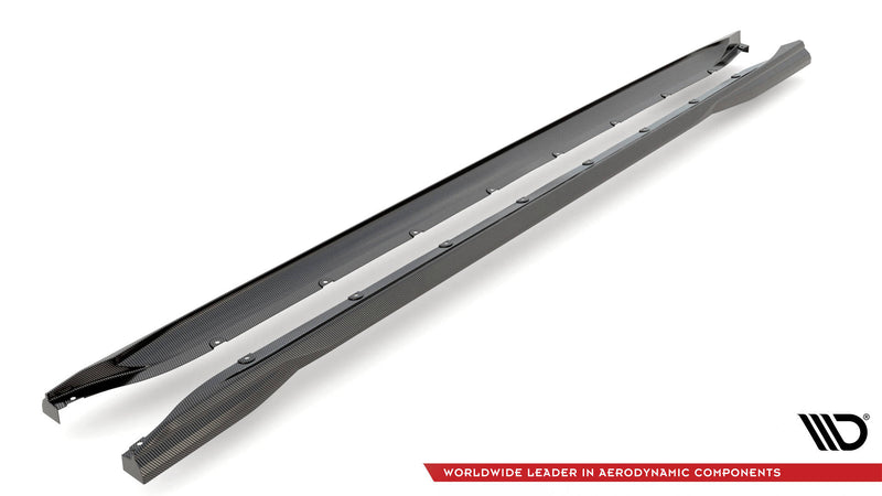 Maxton Design Prepreg Carbon Fiber Side Skirts BMW M3 Sedan / Touring G80 / G81