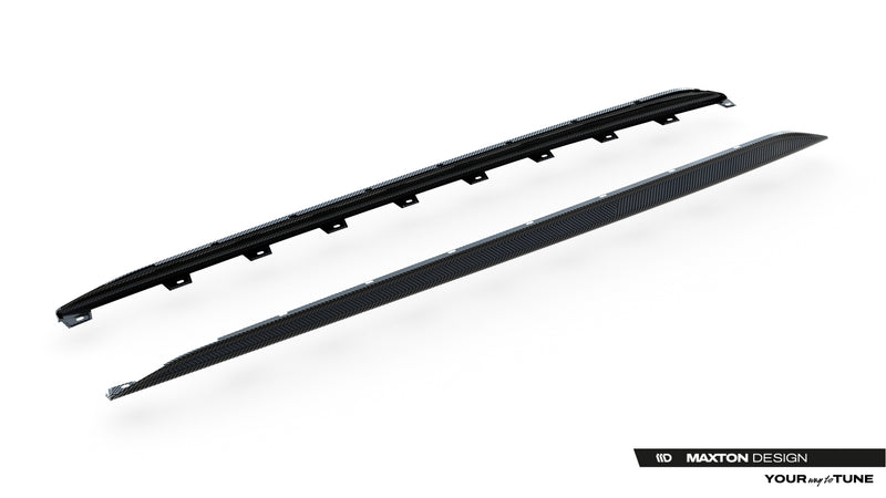 Maxton Design Prepreg Carbon Fiber Side Skirts V.2 Audi RS3 Sedan / Sportback 8Y / 8Y Facelift