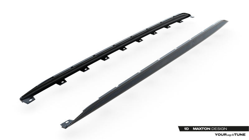 Maxton Design Prepreg Carbon Fiber Side Skirts V.2 Audi RS3 Sedan / Sportback 8Y / 8Y Facelift