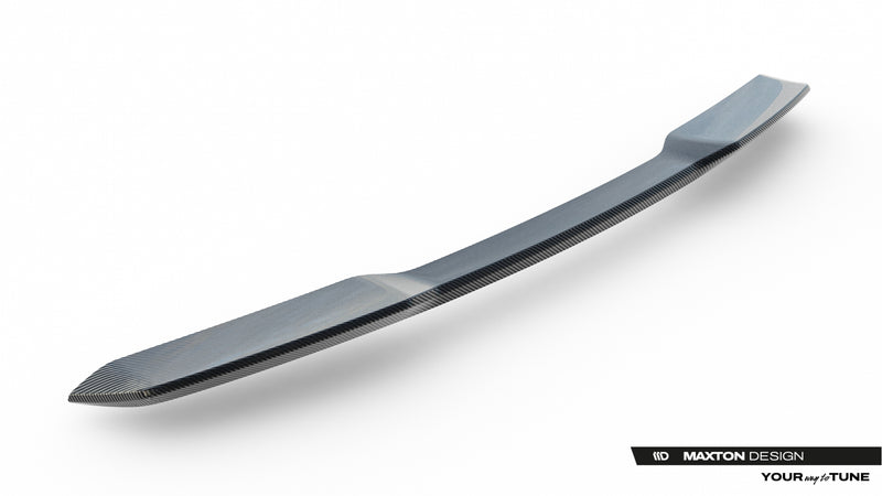 Maxton Design Prepreg Carbon Fiber Tailgate Spoiler (Upper) Audi SQ8 / Q8 S-Line Mk1 Facelift