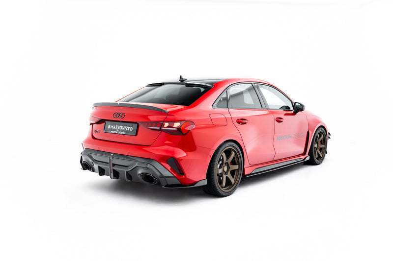 Maxton Design Prepreg Carbon Fiber Trunk Lid Spoiler V.2 Audi RS3 / S3 / A3 S-Line / A3 Sedan 8Y Facelift