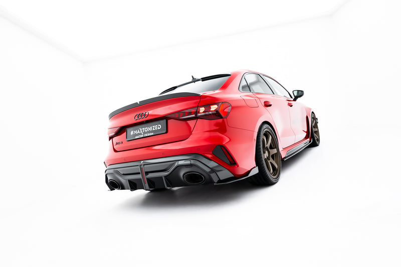 Maxton Design Prepreg Carbon Fiber Trunk Lid Spoiler V.2 Audi RS3 / S3 / A3 S-Line / A3 Sedan 8Y Facelift
