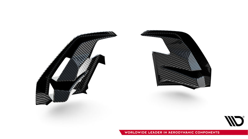 Maxton Design Prepreg Carbon Front Bumper Side Vents for BMW X7 M-Pack G07 Facelift
