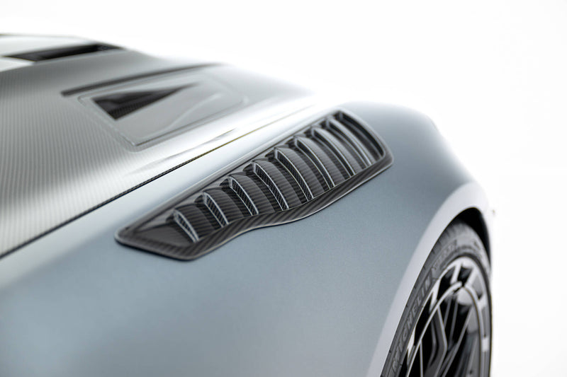 Maxton Design Prepreg Carbon Fiber Front Bumper Side Vents for Mercedes-AMG GT C C190 Facelift