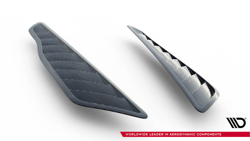 Maxton Design Prepreg Carbon Fiber Front Bumper Side Vents for Mercedes-AMG GT C C190 Facelift