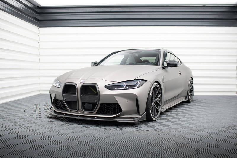 Maxton Design Prepreg Carbon Front Flaps for BMW M4 G82 / G82 Facelift