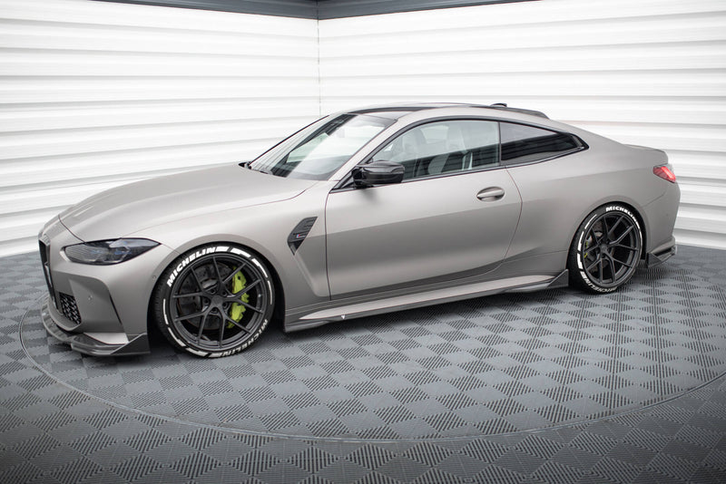 Maxton Design Prepreg Carbon Side Flaps for BMW M4 G82 / G82 Facelift