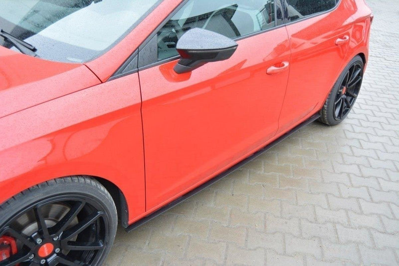 Maxton Design SPORT SIDE SKIRTS DIFFUSER SEAT LEON III CUPRA / FR