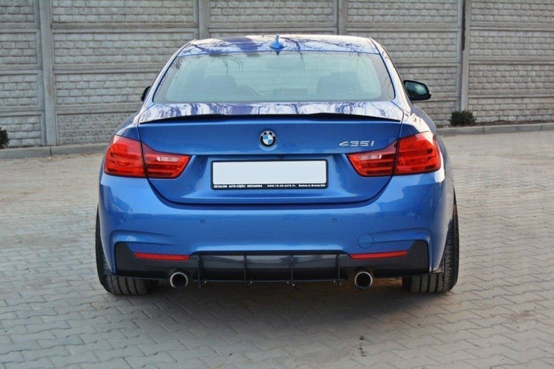 Maxton Design Rear Apron &amp; Rear Diffuser Side L+R BMW 4 Coupe / Gran Coupe / Cabrio M-Pack F32 / F36 / F33
