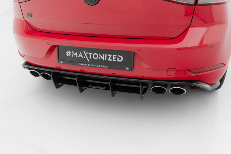Maxton Design Rear Apron Volkswagen Golf R Mk7 Facelift