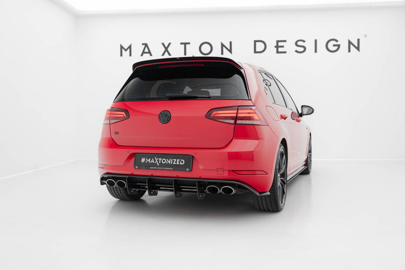 Maxton Design Rear Apron Volkswagen Golf R Mk7 Facelift