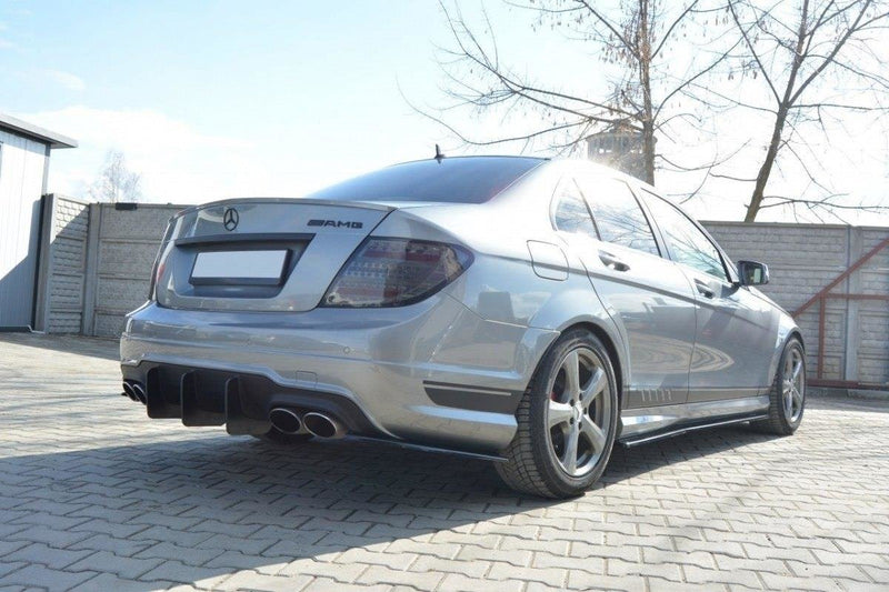 Maxton Design HECKSCHURZE v.1 Mercedes C W204 AMG-Line (FACELIFT)
