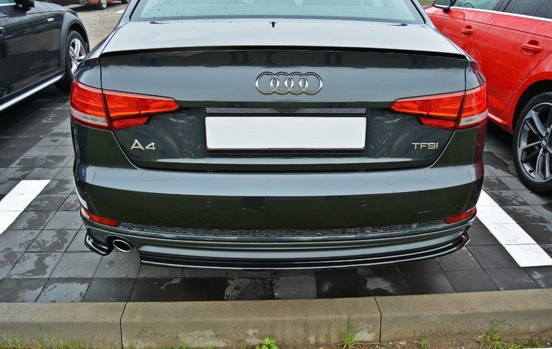Maxton Design Rear Diffuser Side L + R Audi A4 B9 S-Line