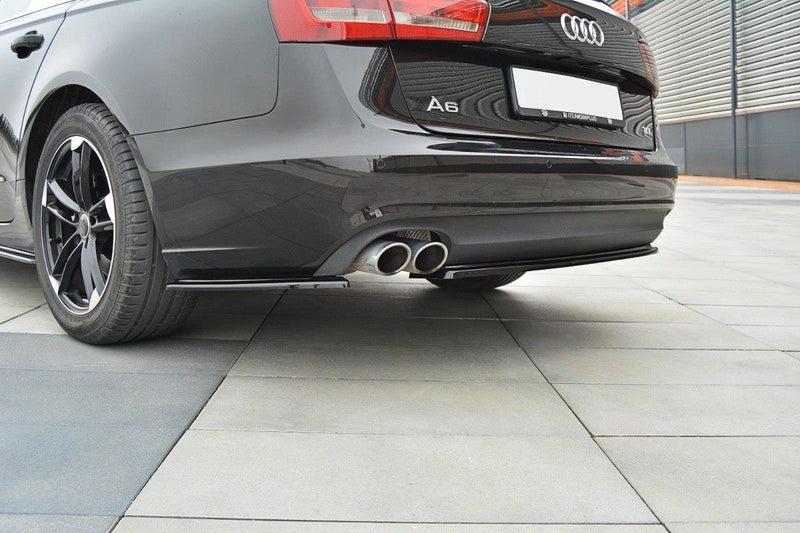 Maxton Design Rear Diffuser Side L + R Audi A6 Avant / Sedan C7