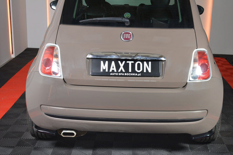 Maxton Design SPLITTER / HECKANSATZ FIAT 500 HATCHBACK VOR FACELIFT
