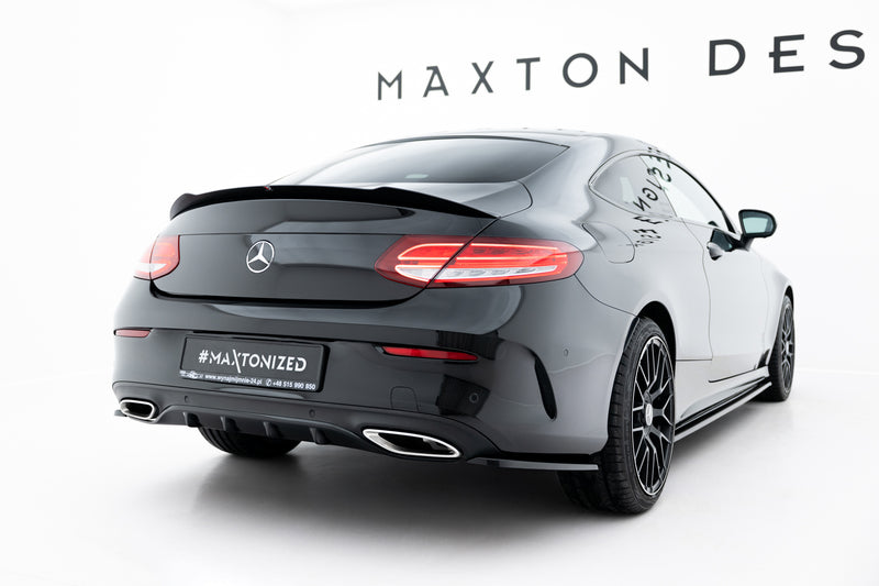 Maxton Design SPLITTER / HECKANSATZ MERCEDES- BENZ C-CLASS W205 COUPE AMG-LINE