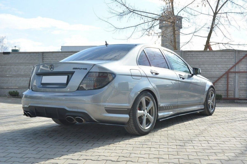 Maxton Design HECK DIFFUSOR SEITE L + R Mercedes-Benz C Sedan / Estate AMG-Line W204 / S204