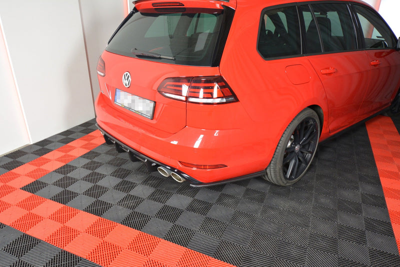 Maxton Design SPLITTER / HECKANSATZ V.1 VW GOLF 7 R VARIANT FACELIFT