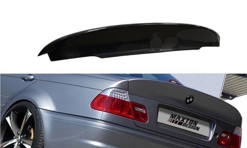 Maxton Design HECKSPOILER / KOFFERRAUMDECKEL ERWEITERUNG BMW 3 E46 - 4 TÜRER LIMOUSINE < M3 CSL LOOK > (zum Malen)