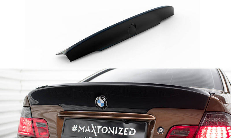 Maxton Design HECKSPOILER / KOFFERRAUMDECKEL ERWEITERUNG BMW 3 E46 COUPE  < M3 CSL LOOK > (ZUM MALEN)