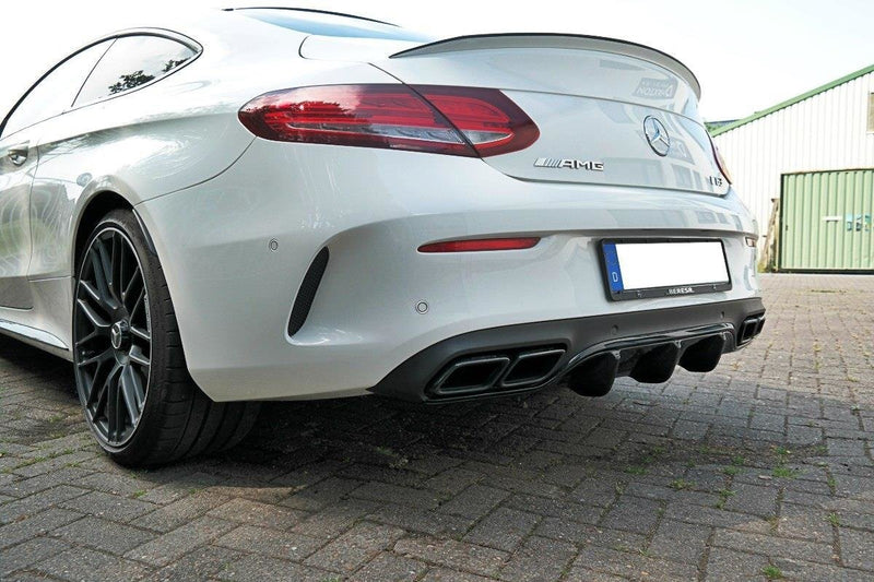 Maxton Design Rear Spoiler for Mercedes C-Class C205 63 AMG Coupe