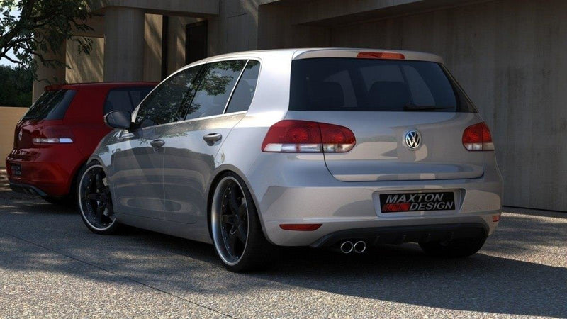 Maxton Design HECKANSATZ VW GOLF VI MIT 1 AUSPUFF
