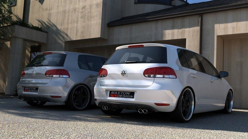 Maxton Design HECKSCHÜRZE VW GOLF VI MIT 2 AUSPUFF
