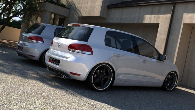 Maxton Design HECKSCHÜRZE VW GOLF VI MIT 2 AUSPUFF