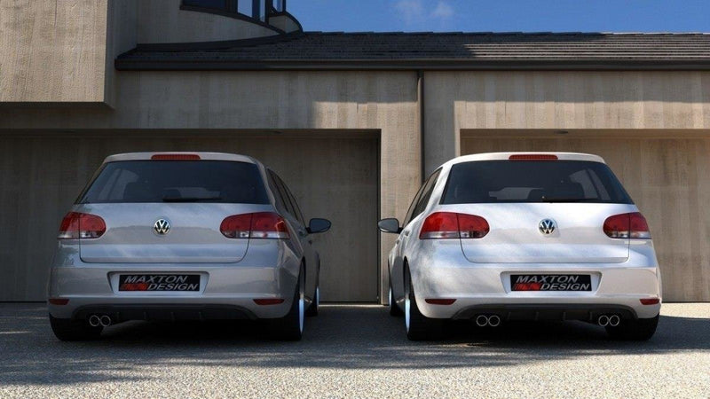 Maxton Design HECKSCHÜRZE VW GOLF VI MIT 2 AUSPUFF