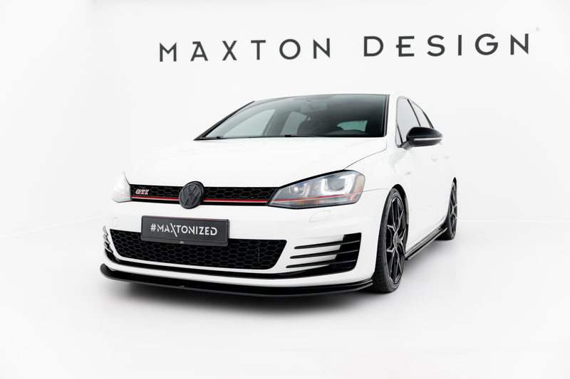 Maxton Design FRONT SPORT DIFFUSOR VW Golf 7 GTI