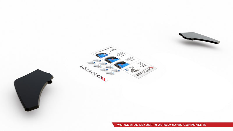 Maxton Design HECK DIFFUSOR SEITE L + R V.2 VW Golf 7 GTI
