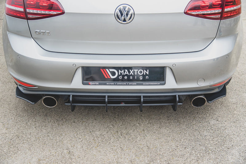 Maxton Design HECK DIFFUSOR SEITE L + R V.2 VW Golf 7 GTI