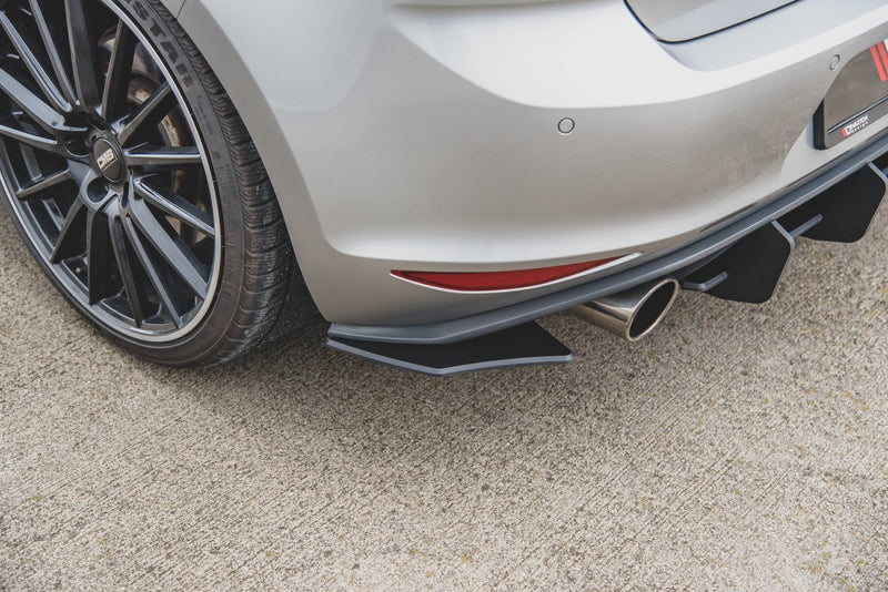 Maxton Design HECK DIFFUSOR SEITE L + R V.2 VW Golf 7 GTI