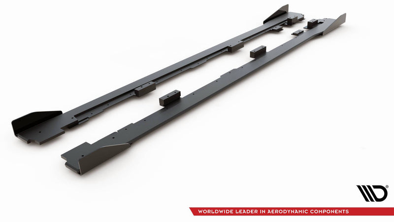 Maxton Design Rennen Haltbarkeit Seitenschweller Diffusor + Flaps Volkswagen Golf GTI Mk6