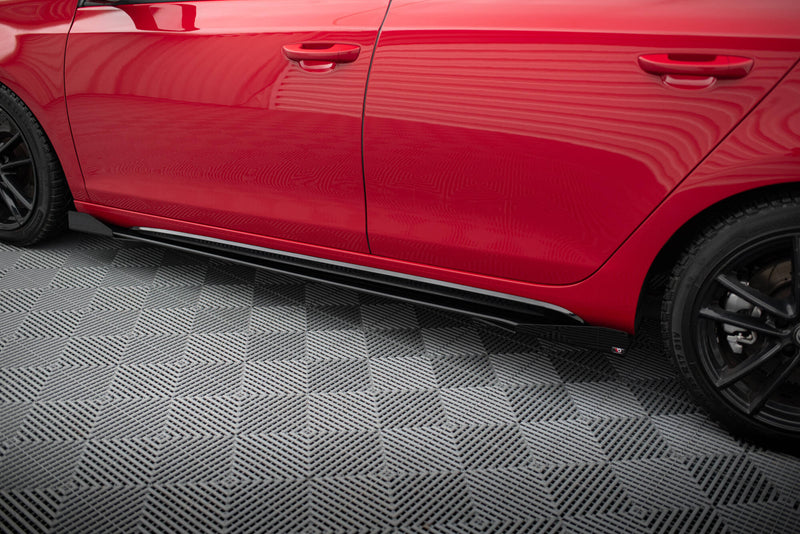 Maxton Design Rennen Haltbarkeit Seitenschweller Diffusor + Flaps Volkswagen Golf GTI Mk6