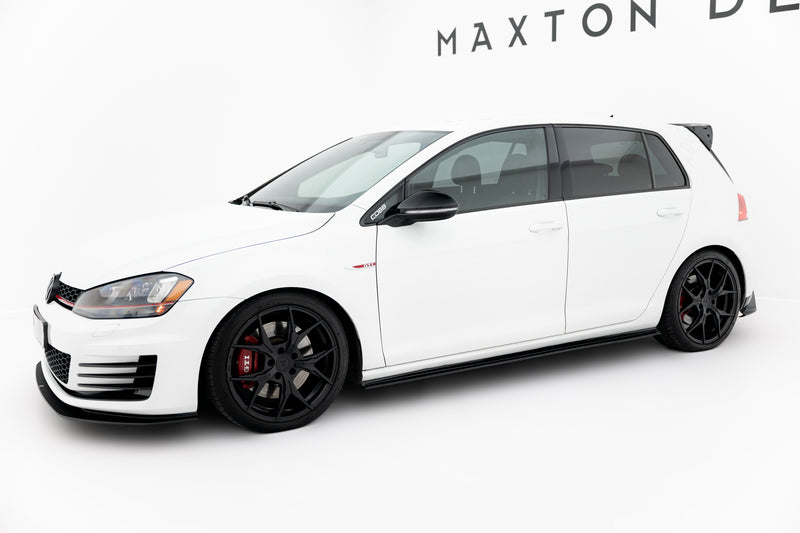 Maxton Design SPORT SIDE SKIRT DIFFUSER VW Golf 7 GTI