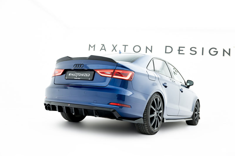 Maxton Design Heck Diffusor Seite Audi A3 Sedan 8V