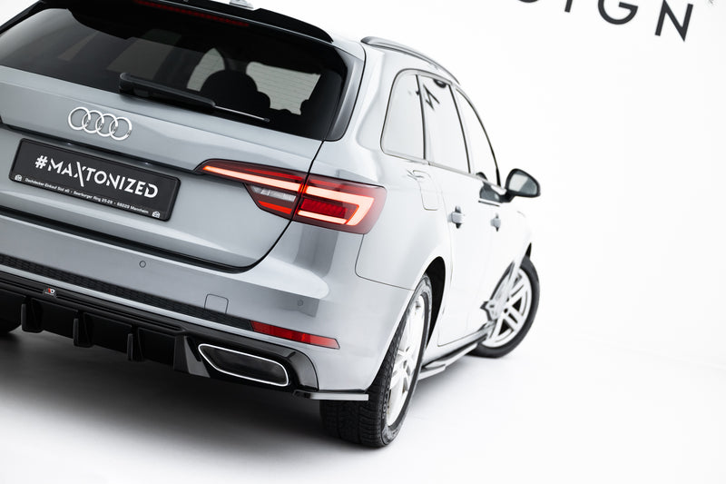Maxton Design Rear Diffuser Side Audi A4 / A4 S-Line / S4 Sedan / Avant B9