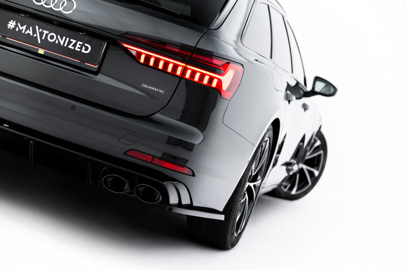 Maxton Design Rear Diffuser Sides Audi A6 Sedan / Avant C8 / C8 Facelift