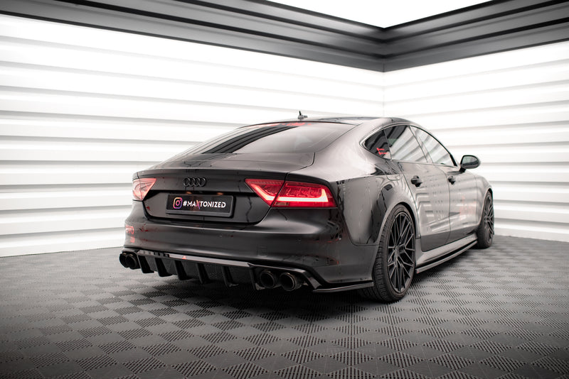 Maxton Design Heck Diffusor Seite Audi A7 S-Line C7