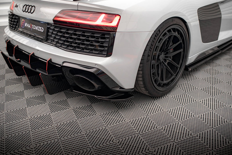 Maxton Design Heck Diffusor Seite Audi R8 Mk2 Facelift