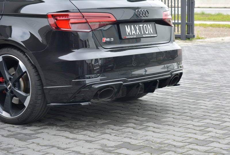 Maxton Design Heck Diffusor Seite Audi RS3 8V FL Sportback