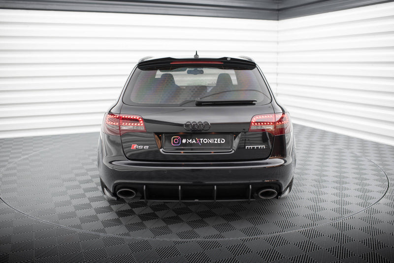 Maxton Design Heck Diffusor Seite Audi RS6 Avant C6