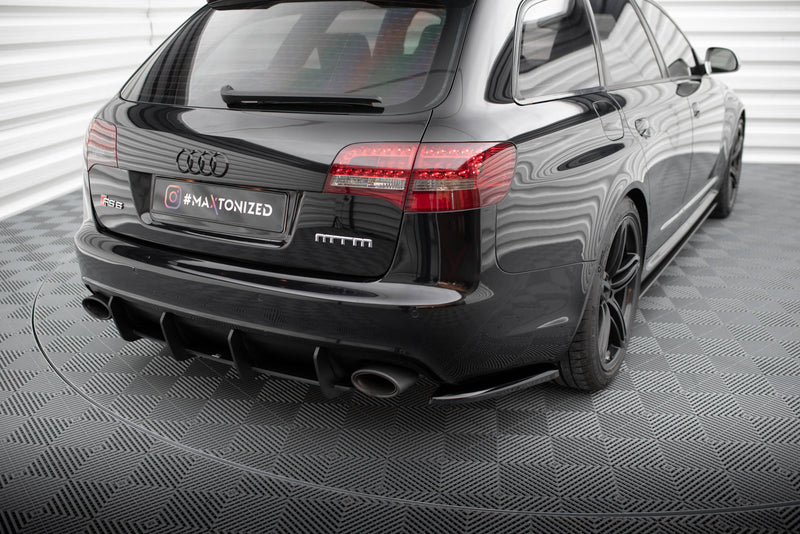 Maxton Design Heck Diffusor Seite Audi RS6 Avant C6