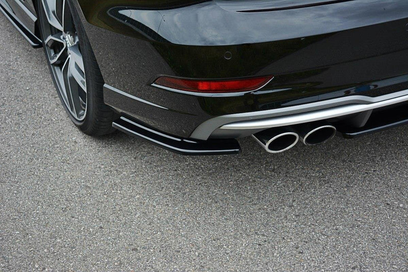 Maxton Design Rear Diffuser Side Audi S3 / A3 S-Line 8V FL Sedan