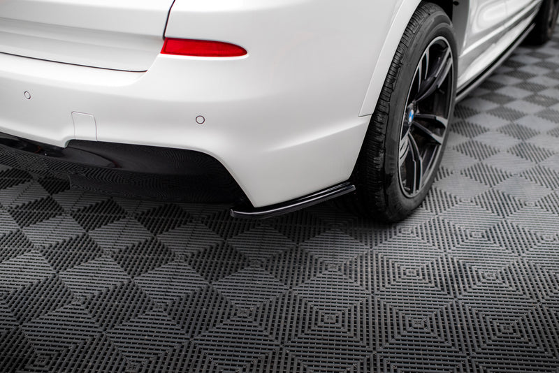 Maxton Design Heck Diffusor Seite BMW X3 M-Pack F25 Facelift