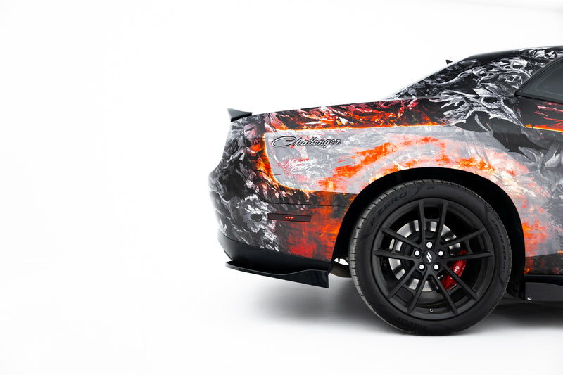 Maxton Design Heck Diffusor Seite Dodge Challenger GT Mk3 Facelift