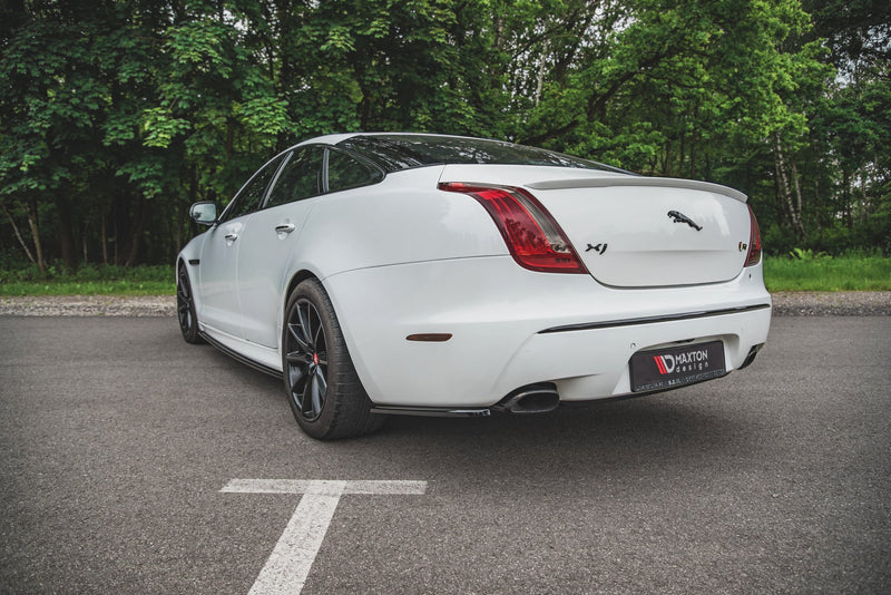 Maxton Design Heck Diffusor Seite Jaguar XJ R-Sport X351 Facelift